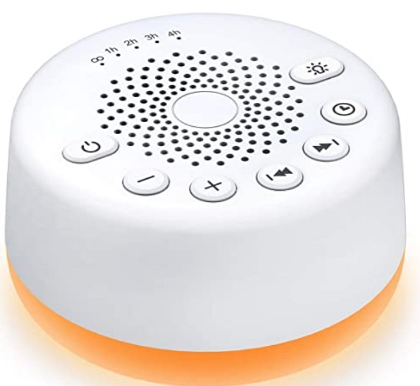Best Sound Machines for Sleeping-Easysleep Sound White Noise Machine with 25 Soothing Sounds and Night Lights