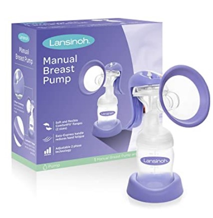The Best Breast Pumps In 2021-Lansinoh Manual Breast Pump, Hand Pump for Breastfeeding
